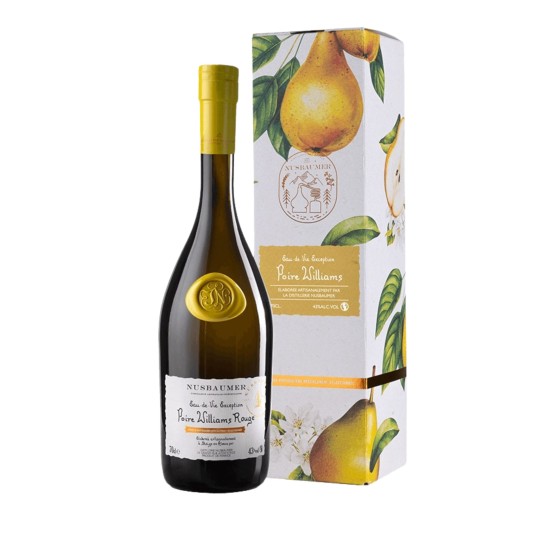 Poire Williams Rouge d'Exception Conquête - Eau de vie de fruits Nusbaumer