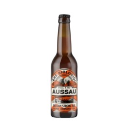 Bière Aussau Belgian Strong Ale, la blonde gourmande, en Bouteille de 33 cl