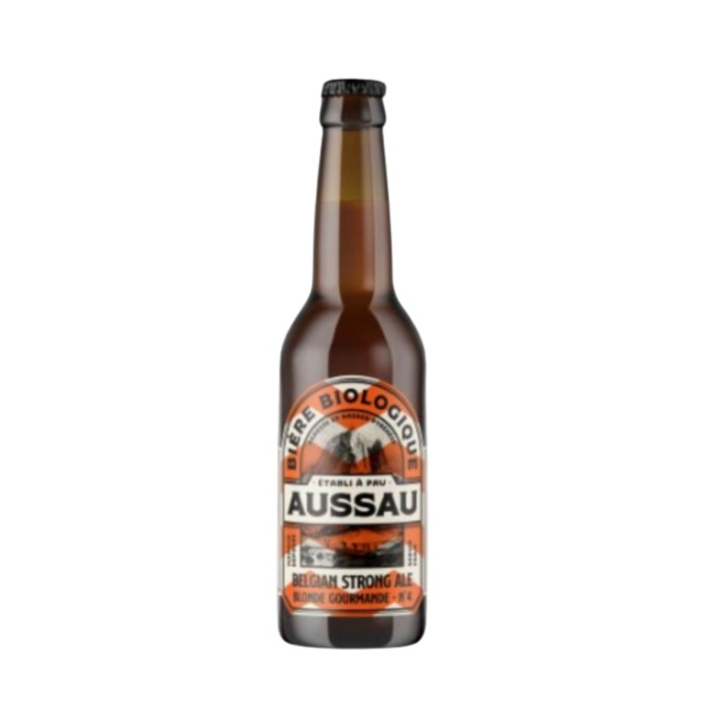 Bière Aussau Belgian Strong Ale, la blonde gourmande, en Bouteille de 33 cl