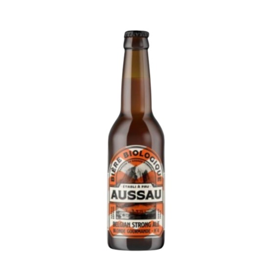 Bière Aussau Belgian Strong Ale, la blonde gourmande, en Bouteille de 33 cl