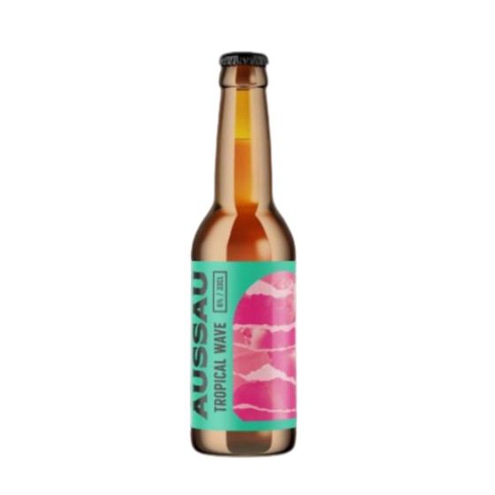 Bière Aussau Tropical Wave, double dry-hopped IPA, en Bouteille de 33 cl