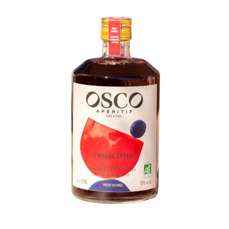 OSCO "Le Rouge Ardent" Spiritueux Bio sans Alcool