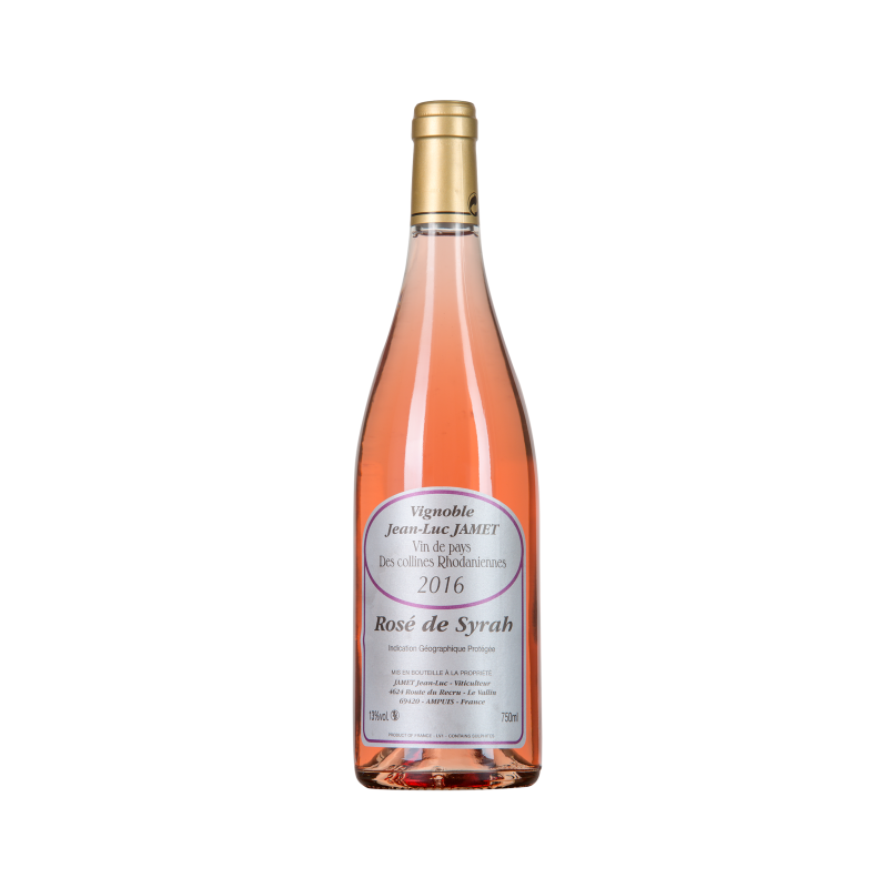Vignoble Jamet Jean-Luc "Rosé de Syrah" 2016