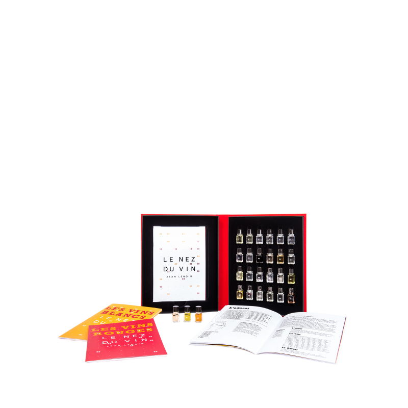 Coffret Jean Lenoir - 24 Arômes "Le Nez du Vin, Duo Vins Rouges et Blancs"