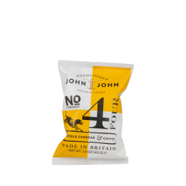 John & John chips "Suffolk cheddar & chives" 40gr