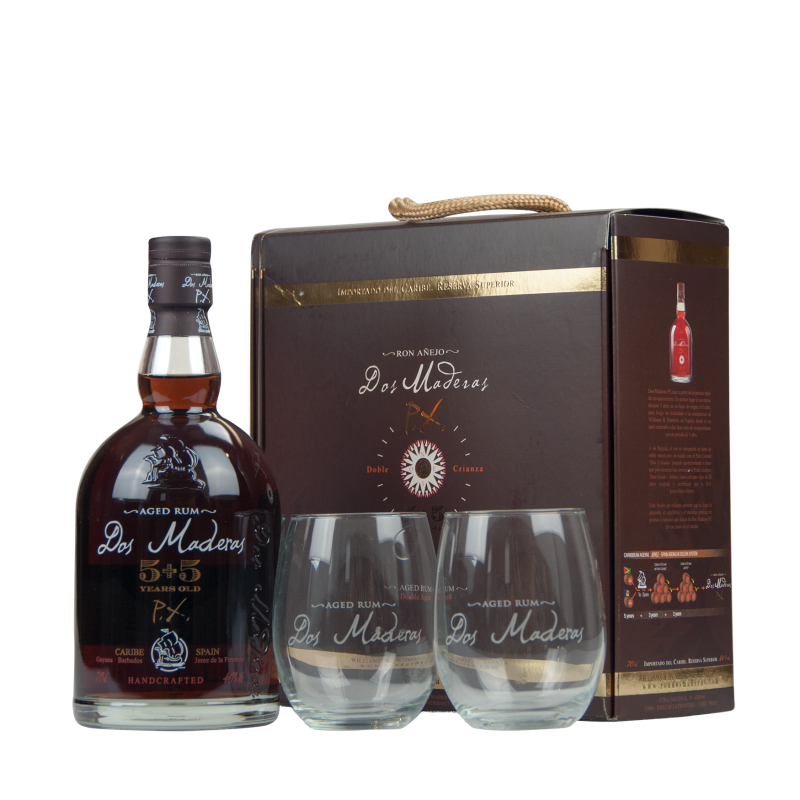 Coffret Rhum Dos Maderas  5 + 5 ans