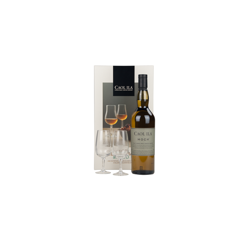 Whisky Caol Ila "Coffret Moch + 2 verres"