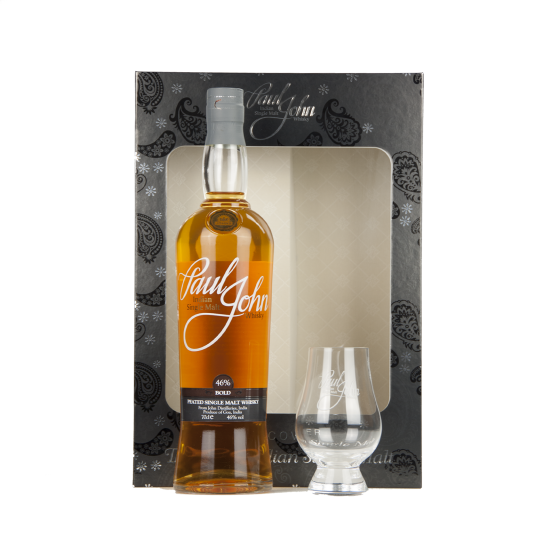 Whisky "Coffret Paul John Bold + 2 verres"