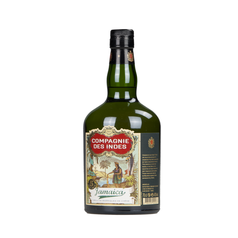 Rhum Compagnie des Indes "Jamaïca 5ans" 43%