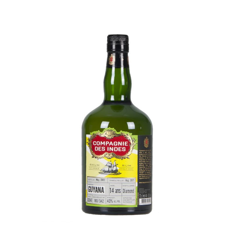Rhum Compagnie des Indes "Guyana Diamond" 43%