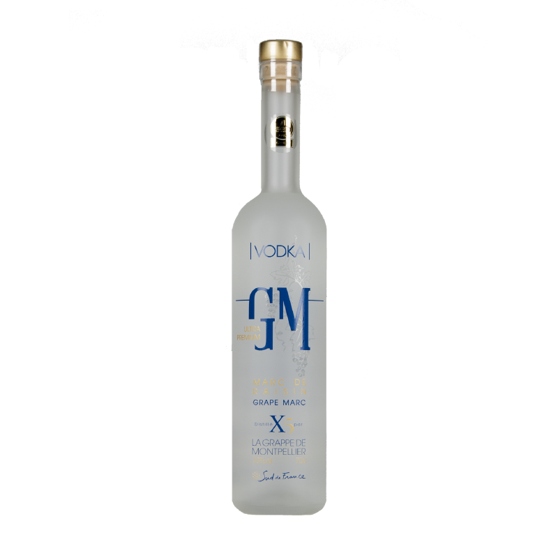 VODKA Grappe De Montpellier "Vodka de Marc de Raisin "