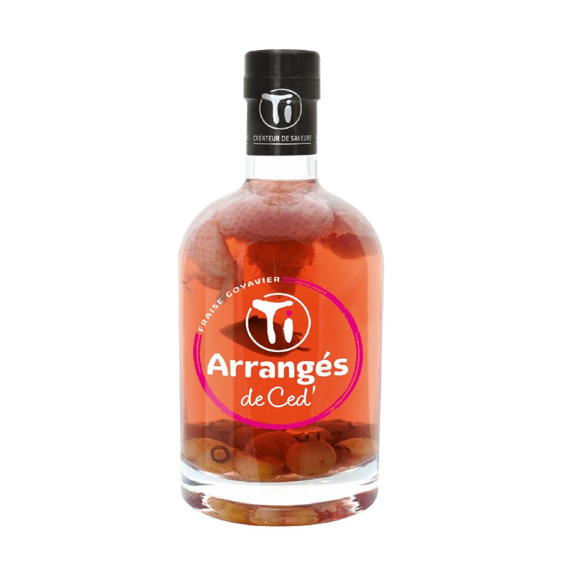  Rhum De Ced "Fraise Goyavier" Rhum arrangé