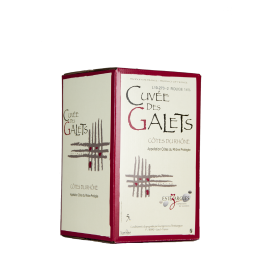 Les Vignerons d'Estézargues "Cuvée des Galets" Bib 5 litres Côtes du Rhône  Rouge