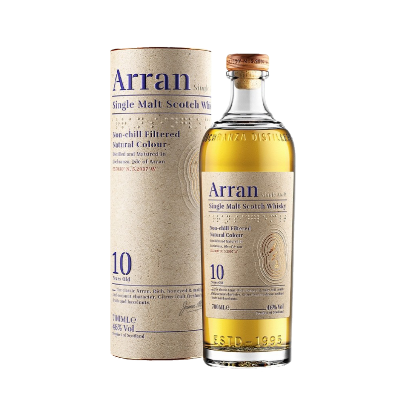 Whisky The Arran Malt  "10 ans d'âge"