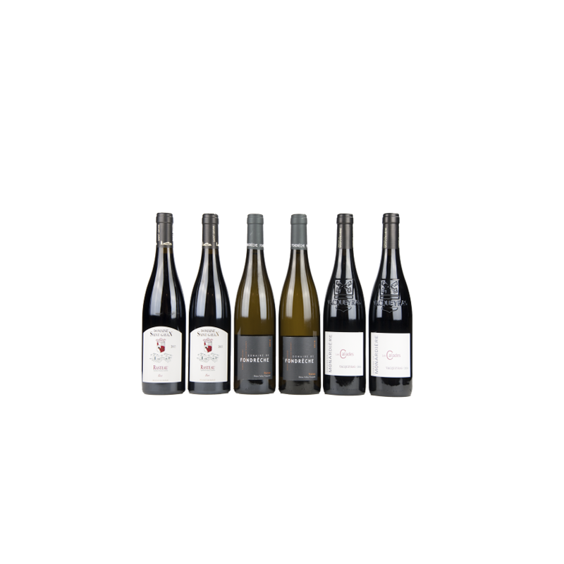 Coffret vin Rhône "Plaisirs Rhodaniens"