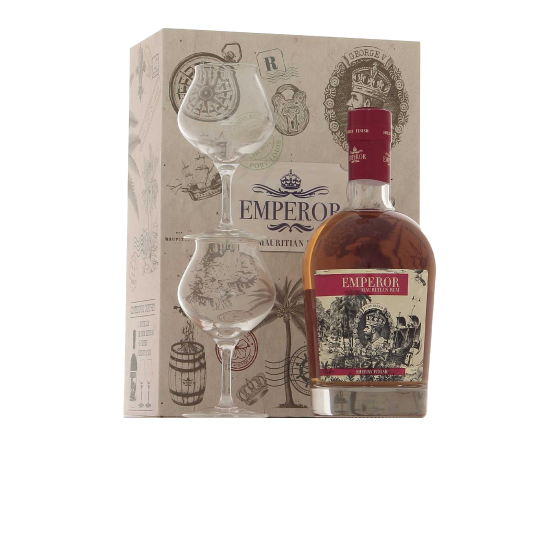 Rhum Emperor "Coffret Sherry Finish + 2 verres"