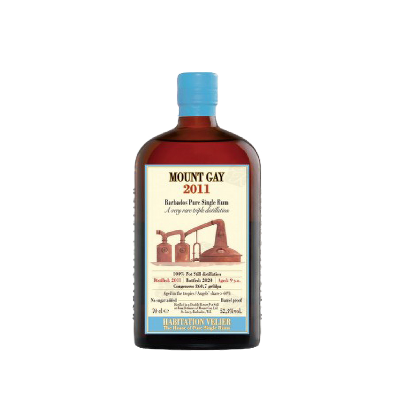 Rum MOUNT GAY 2011 Habitation Velier 9 ans d'âge