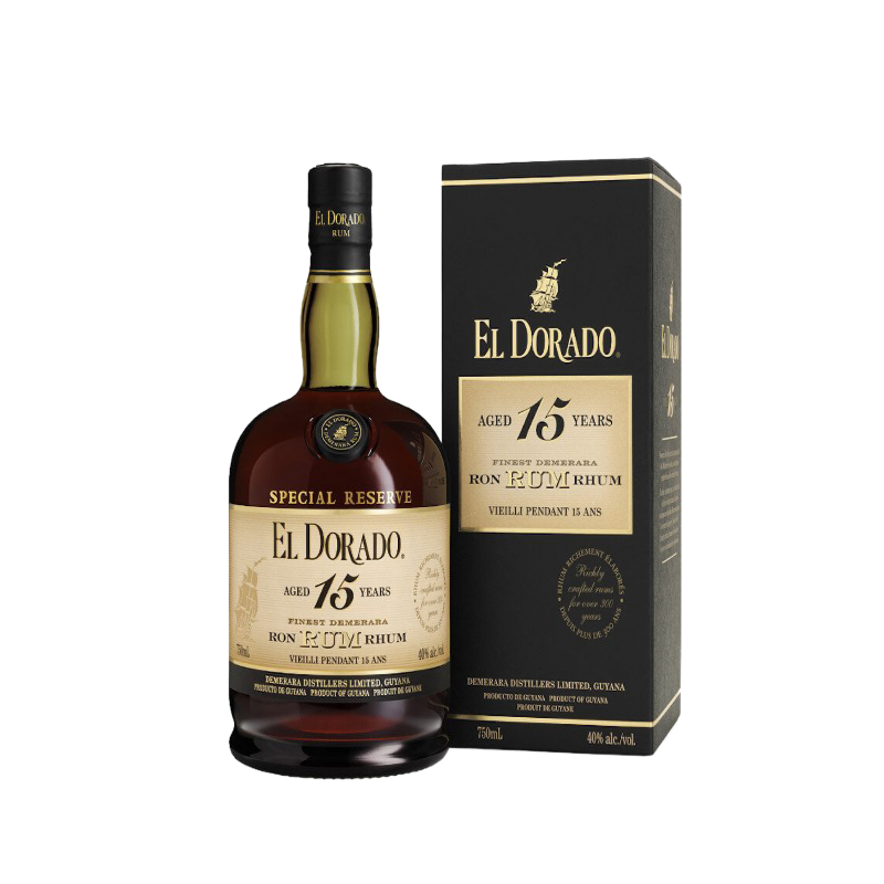 Rhum "El Dorado" 15 Ans