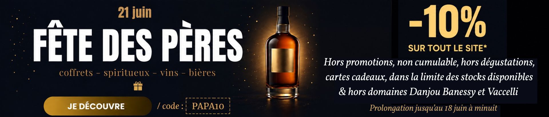 OFFRE FETE DES PERES